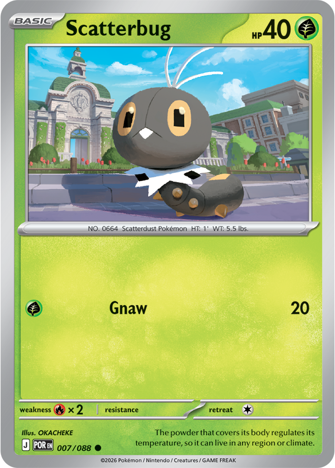 Scatterbug 007/088 card from ME03: Perfect Order