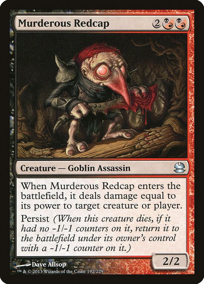 Murderous Redcap 192 card from Modern Masters