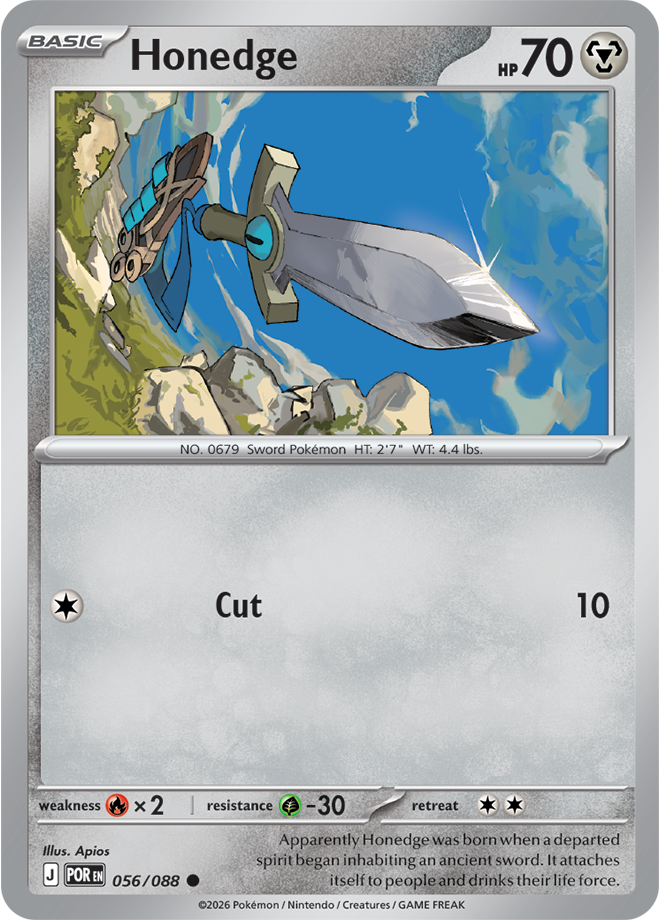 Honedge 056/088 card from ME03: Perfect Order