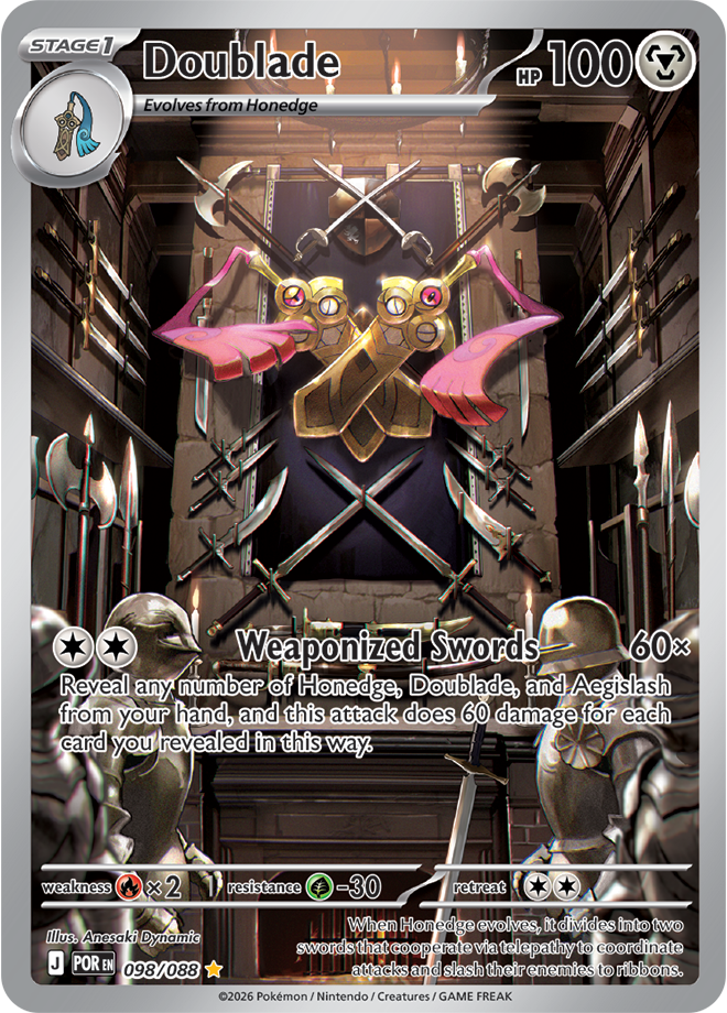 Doublade 098/088 card from ME03: Perfect Order