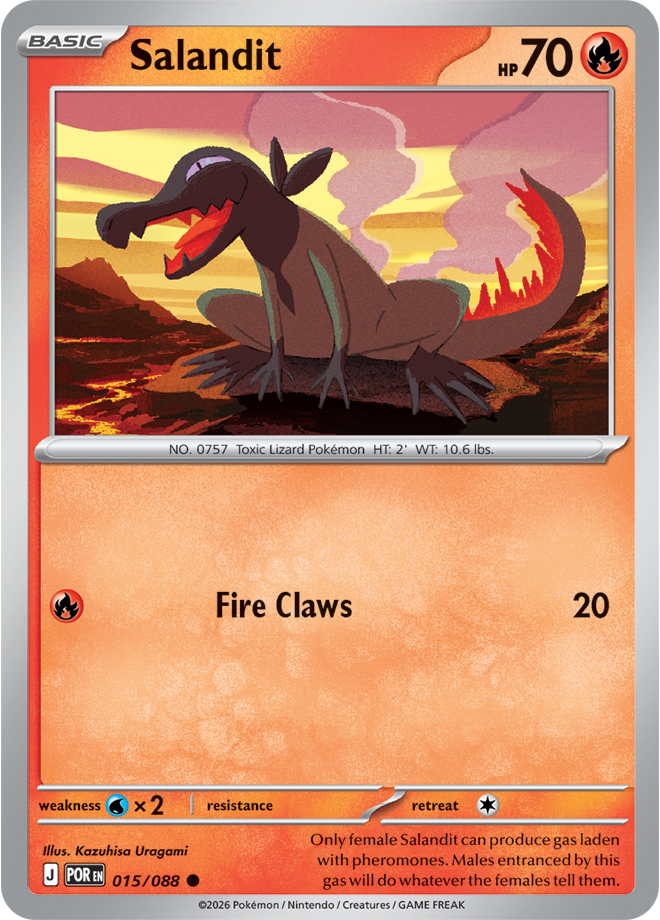 Salandit 015/088 card from ME03: Perfect Order