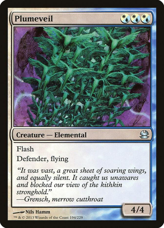 Plumeveil 194 card from Modern Masters