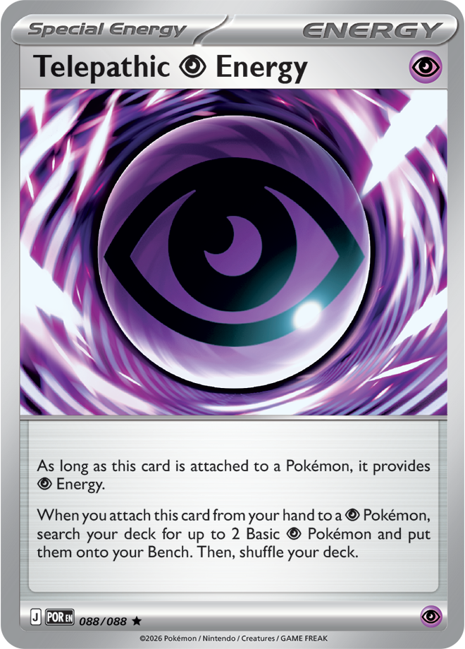 Telepathic Psychic Energy 088/088 card from ME03: Perfect Order