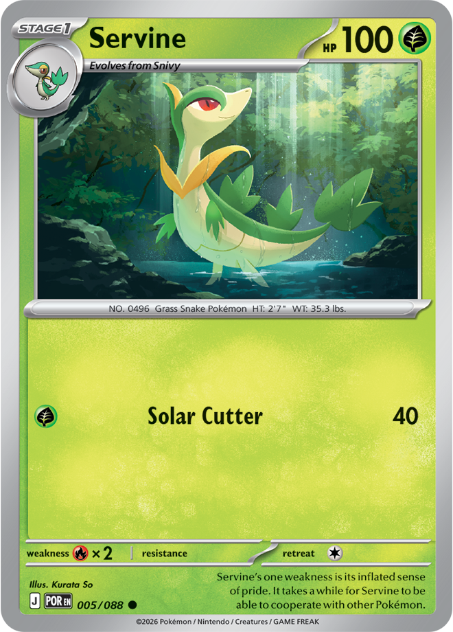 Servine 005/088 card from ME03: Perfect Order