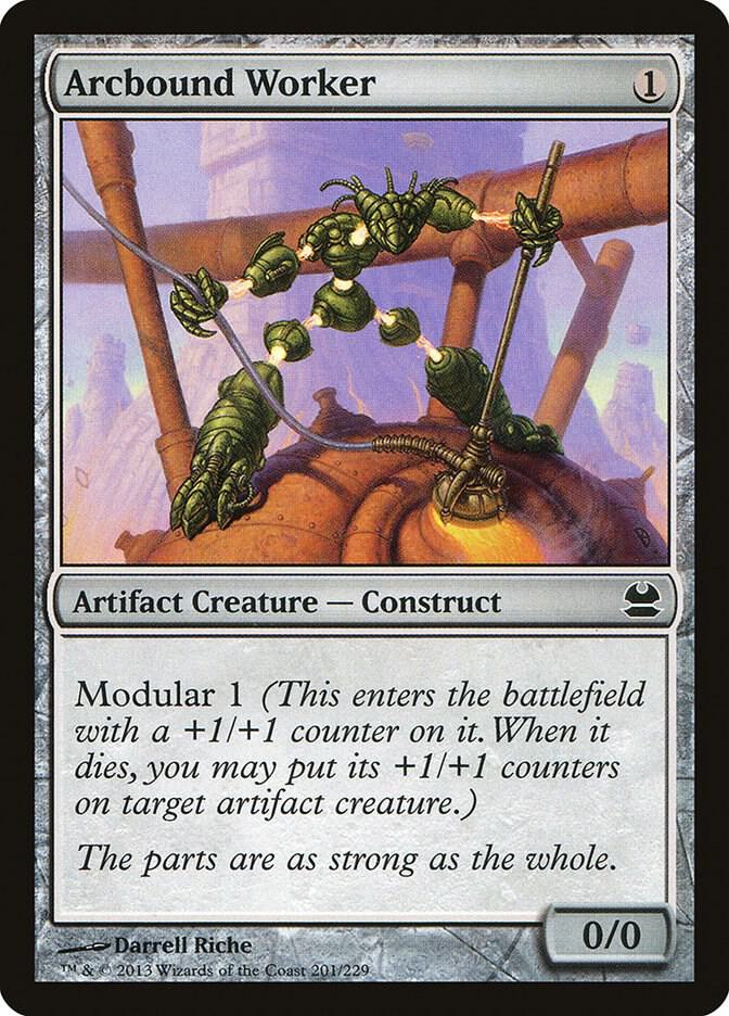 Arcbound Worker 201 card from Modern Masters