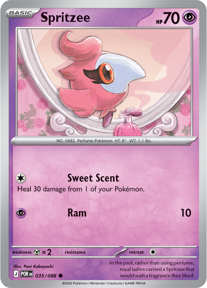 Spritzee 035/088 card from ME03: Perfect Order