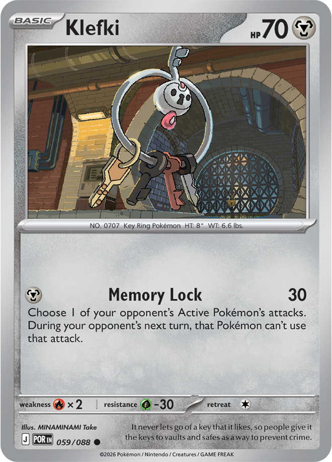 Klefki 059/088 card from ME03: Perfect Order