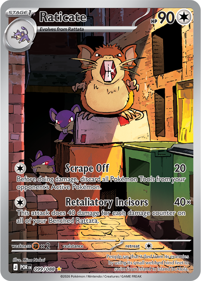 Raticate 099/088 card from ME03: Perfect Order