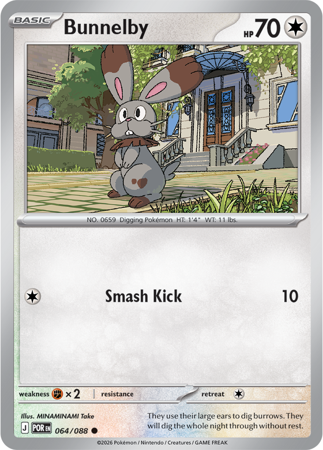 Bunnelby 064/088 card from ME03: Perfect Order