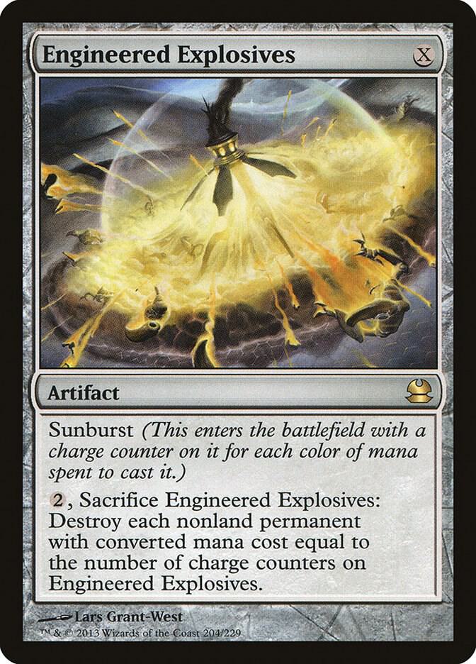 Engineered Explosives 204 card from Modern Masters