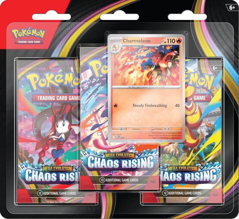 Chaos Rising 3 Pack Blister [Charmeleon] card from ME04: Chaos Rising