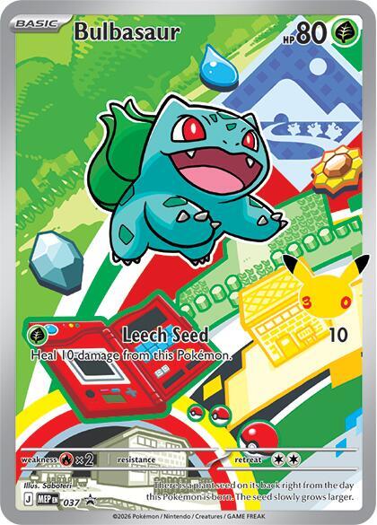 Bulbasaur 037 card from ME: Mega Evolution Promo