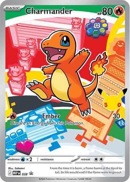Charmander 038 card from ME: Mega Evolution Promo