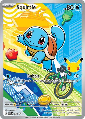 Squirtle 039 card from ME: Mega Evolution Promo