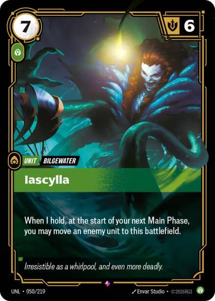 Iascylla 050/219 card from Unleashed
