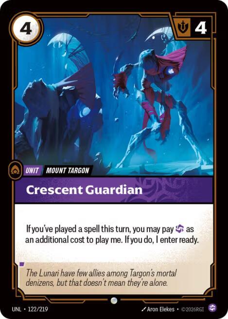 Crescent Guardian 122/219 card from Unleashed