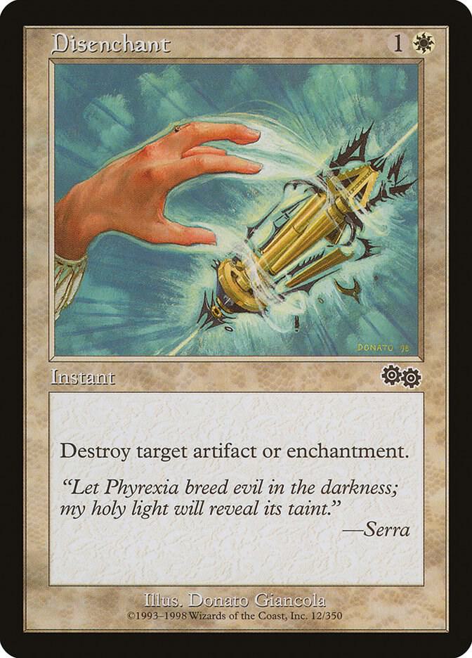 Disenchant 12 card from Urza's Saga