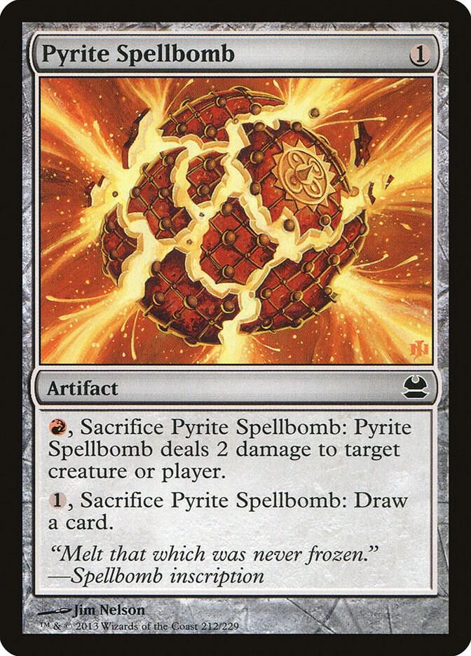Pyrite Spellbomb 212 card from Modern Masters