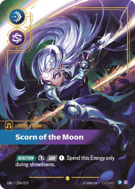 Diana - Scorn of the Moon (Overnumbered) 234/219 card from Unleashed