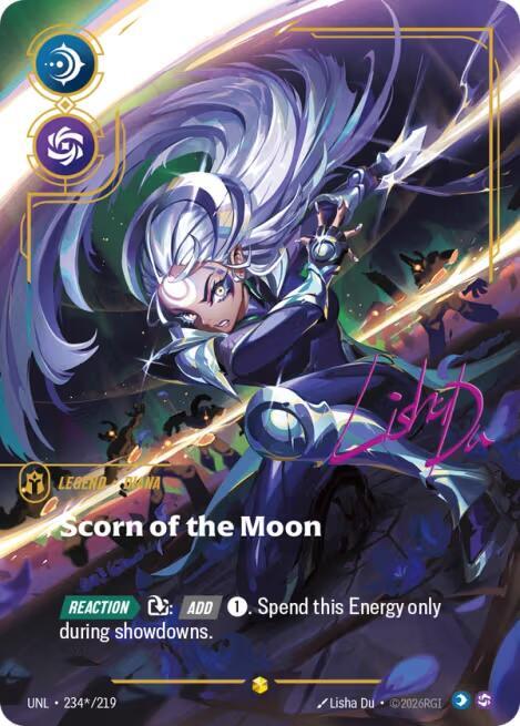 Diana - Scorn of the Moon (Signature) 234*/219 card from Unleashed