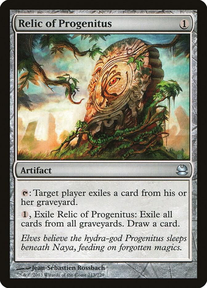 Relic of Progenitus 213 card from Modern Masters