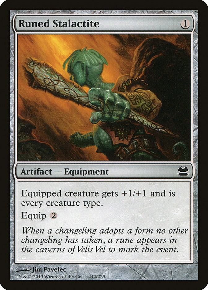 Runed Stalactite 214 card from Modern Masters