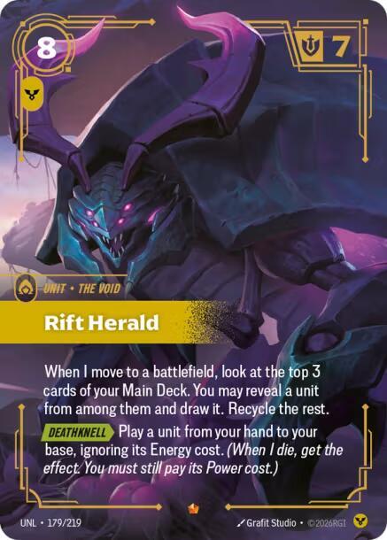 Rift Herald 179/219 card from Unleashed