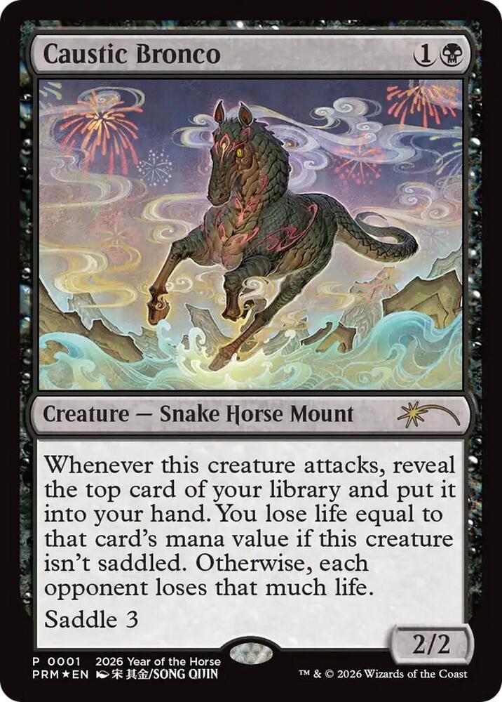 Caustic Bronco (Year of the Horse 2026) 1 card from Standard Showdown Promos