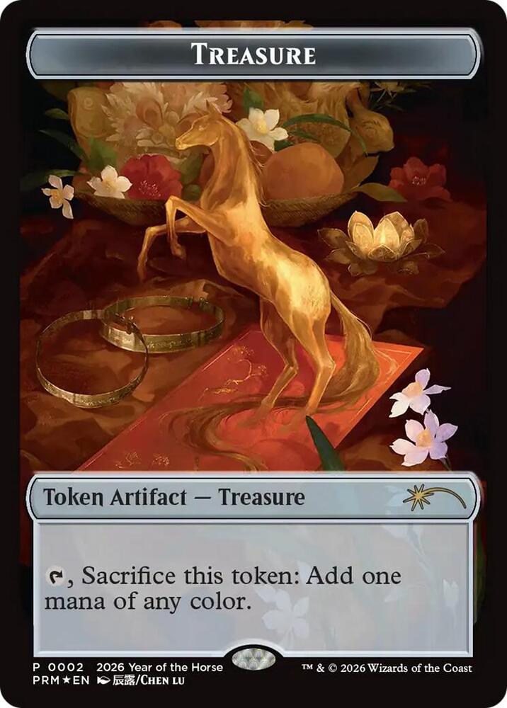 Treasure Token (Year of the Horse 2026) 2 card from Standard Showdown Promos