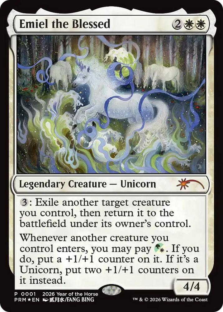 Emiel the Blessed (Year of the Horse 2026) 1 card from Standard Showdown Promos