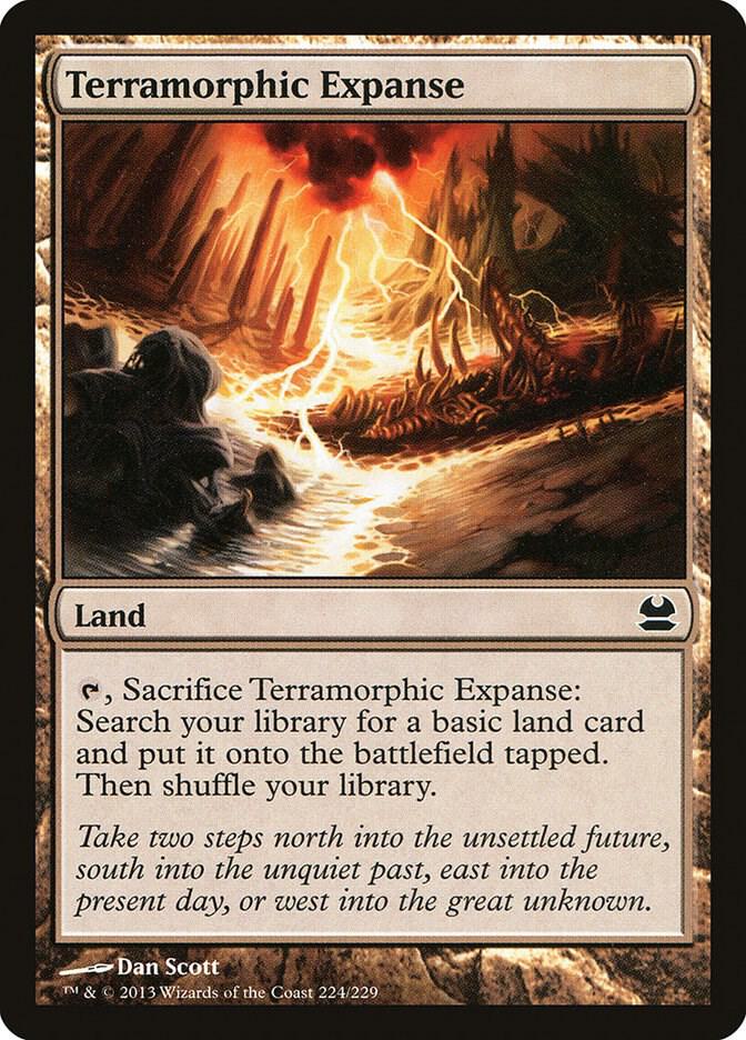 Terramorphic Expanse 224 card from Modern Masters