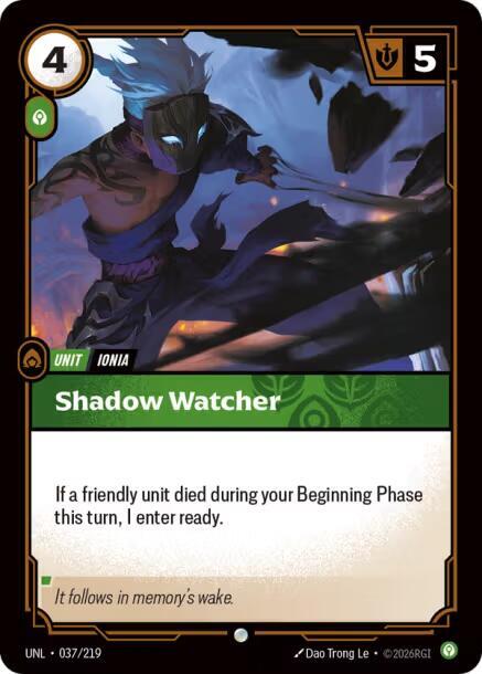 Shadow Watcher 037/219 card from Unleashed