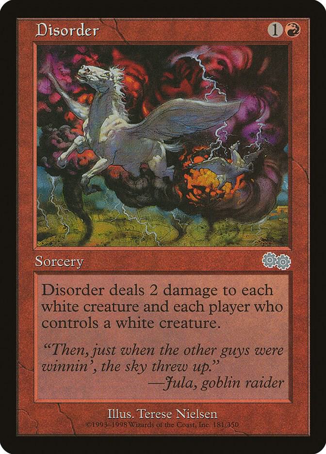 Disorder 181 card from Urza's Saga
