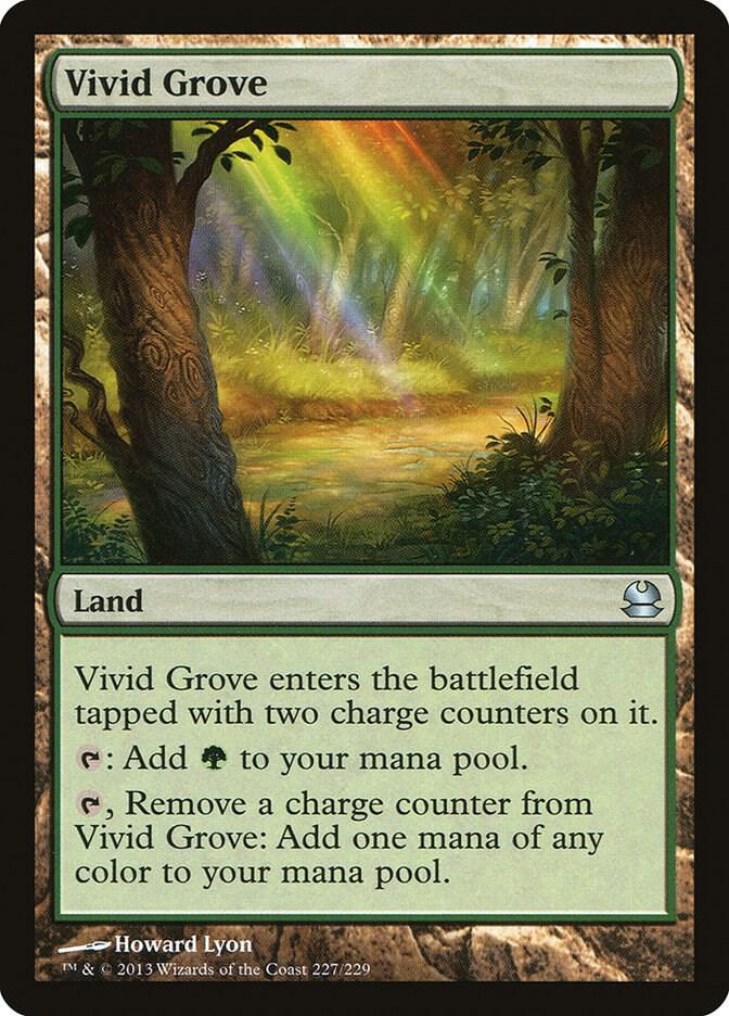 Vivid Grove 227 card from Modern Masters
