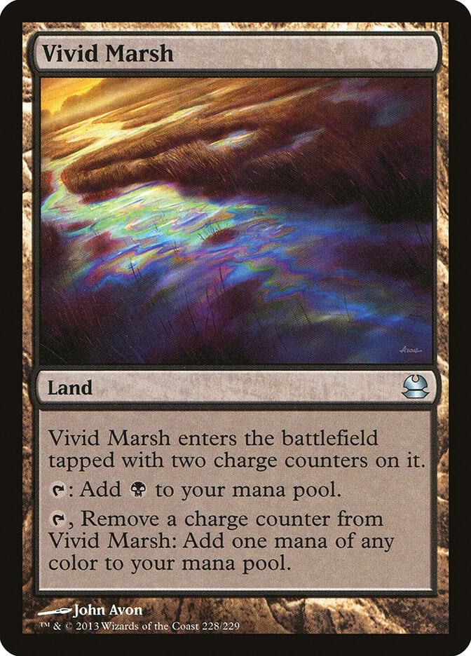 Vivid Marsh 228 card from Modern Masters