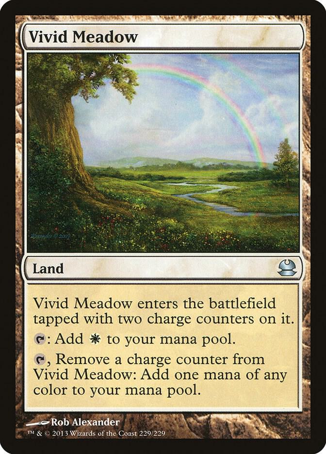 Vivid Meadow 229 card from Modern Masters