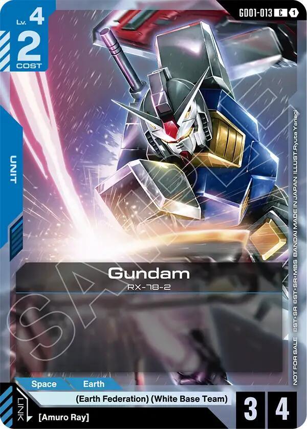 Gundam (WCS26-27 Participation Pack Vol.1) GD01-013 card from Gundam Promotional Cards
