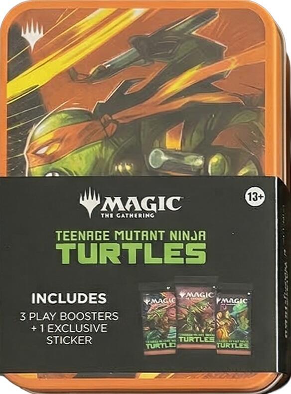 Teenage Mutant Ninja Turtles - Tin (Michelangelo) card from Teenage Mutant Ninja Turtles