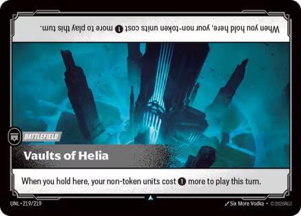 Vaults of Helia 219/219 card from Unleashed