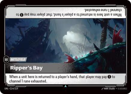 Ripper's Bay 214/219 card from Unleashed