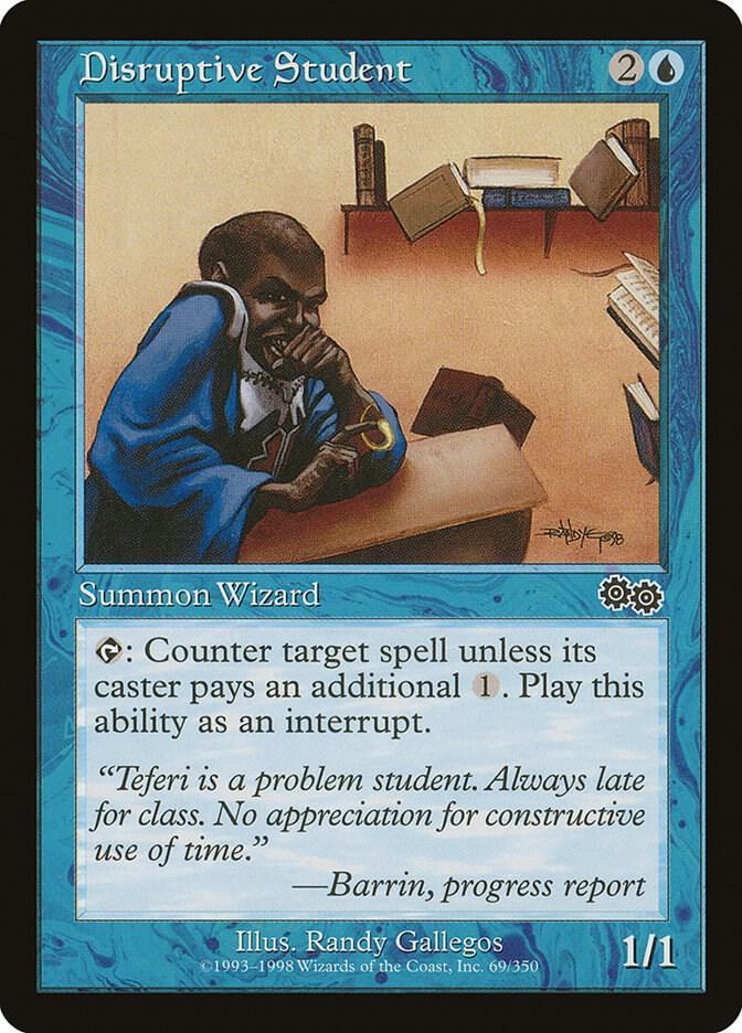 Disruptive Student 69 card from Urza's Saga