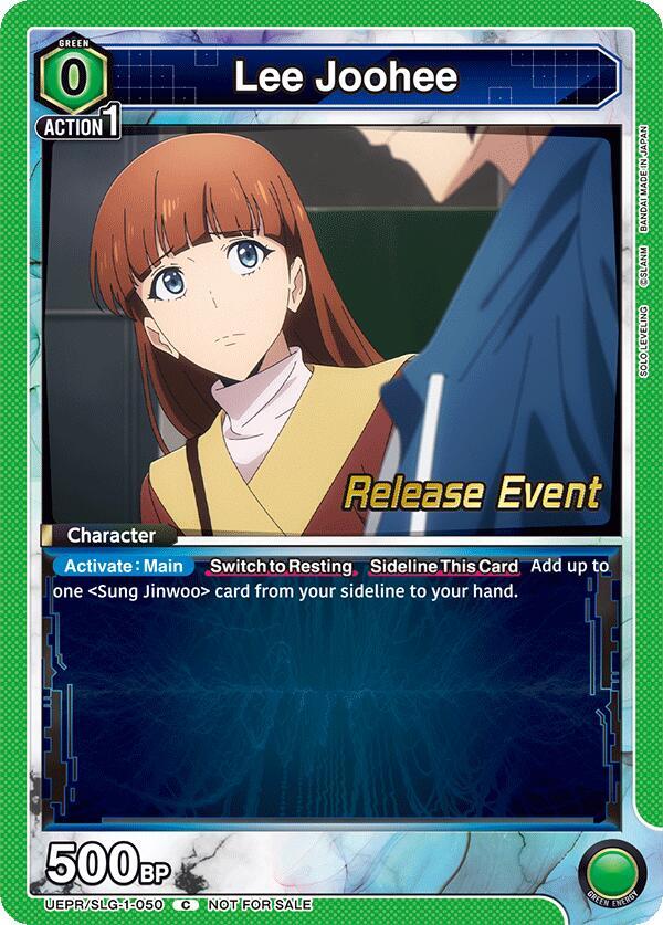 Lee Joohee UE17BT/SLG-1-050 card from UE17BT: SOLO LEVELING Release Event Cards