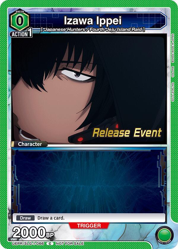 Izawa Ippei UE17BT/SLG-1-066 card from UE17BT: SOLO LEVELING Release Event Cards