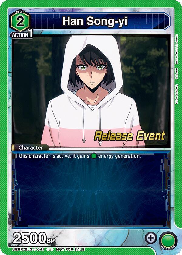 Han Song-yi UE17BT/SLG-1-041 card from UE17BT: SOLO LEVELING Release Event Cards