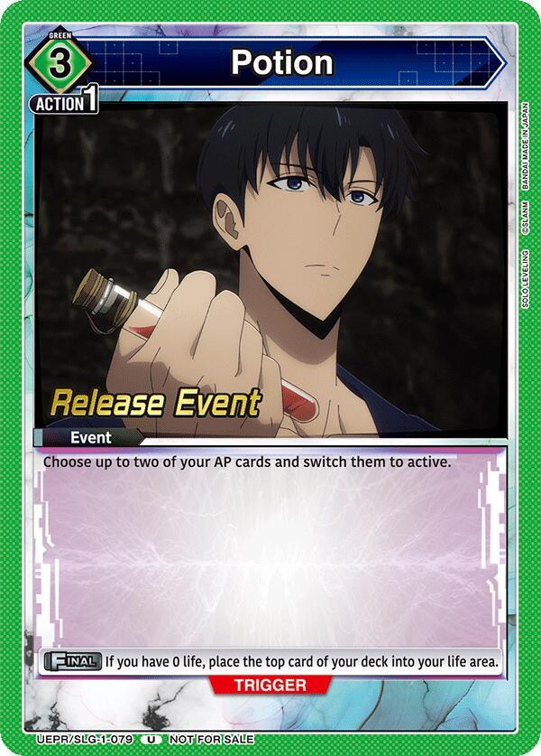 Potion UE17BT/SLG-1-079 card from UE17BT: SOLO LEVELING Release Event Cards