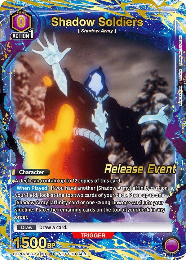 Shadow Soldiers (C*) UE17BT/SLG-1-030 card from UE17BT: SOLO LEVELING Release Event Cards
