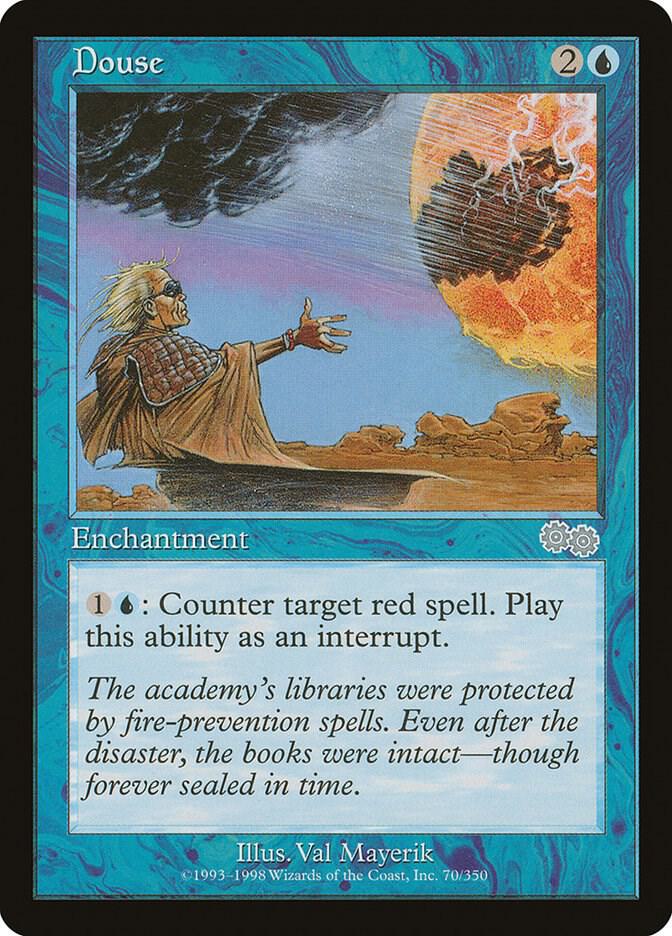 Douse 70 card from Urza's Saga