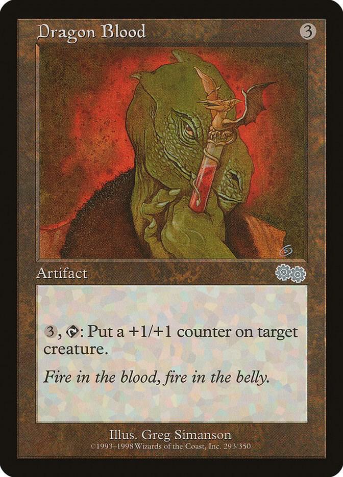 Dragon Blood 293 card from Urza's Saga