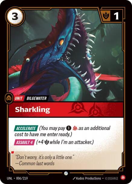 Sharkling 006/219 card from Unleashed