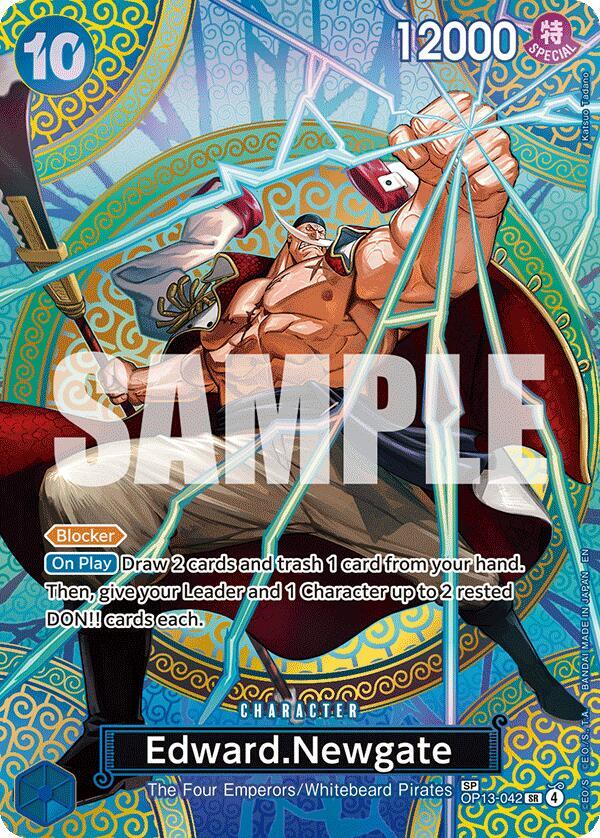 Edward.Newgate (SP) OP13-042 card from Adventure on Kami's Island